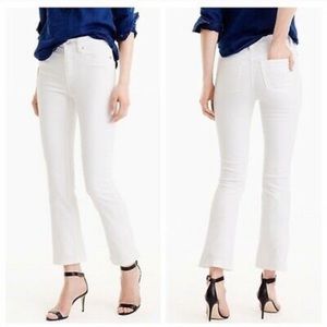 EUC J Crew Billie Demi Boot Crop Jeans Sz 28